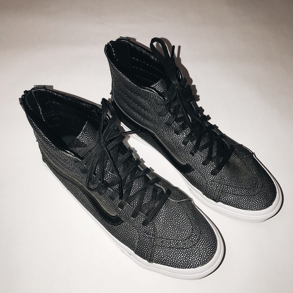 Black & Silver Limited Addition Vans - Picture 3 of 4
